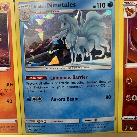 SOLD - Pokemon Card Lot / Bundle • All Black Star Rare Ninetales - Picture 4 of 6